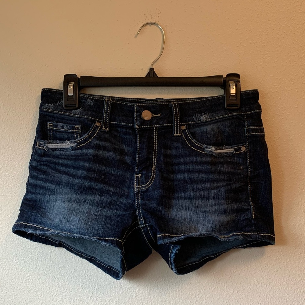 Dark Wash Jean Shorts
